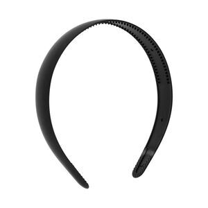 Classic Frosted Wide-Brimmed Headband Black